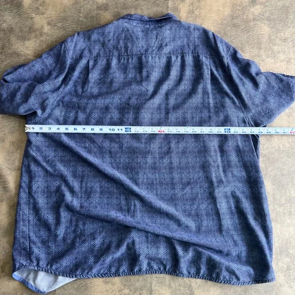 Tommy Bahama Shirt Mens XXXL Blue Geometric The Coconut Point ST324848 - Picture 6 of 9